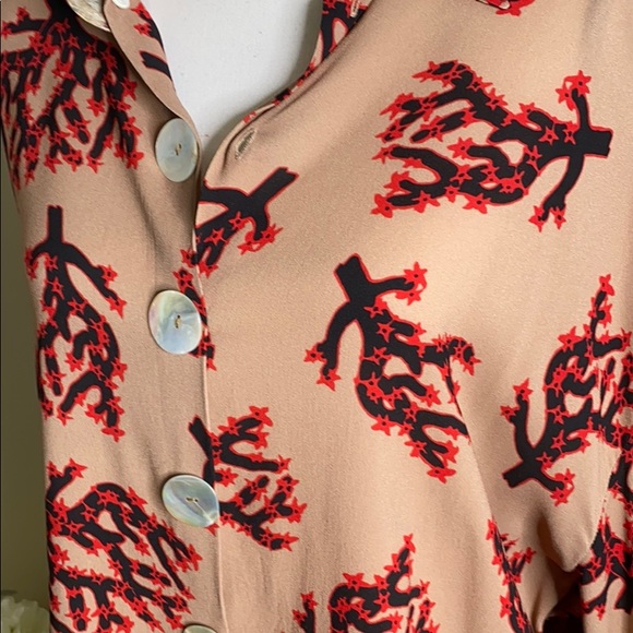 MARNI Viscose Coral Sable Top - Picture 6 of 13